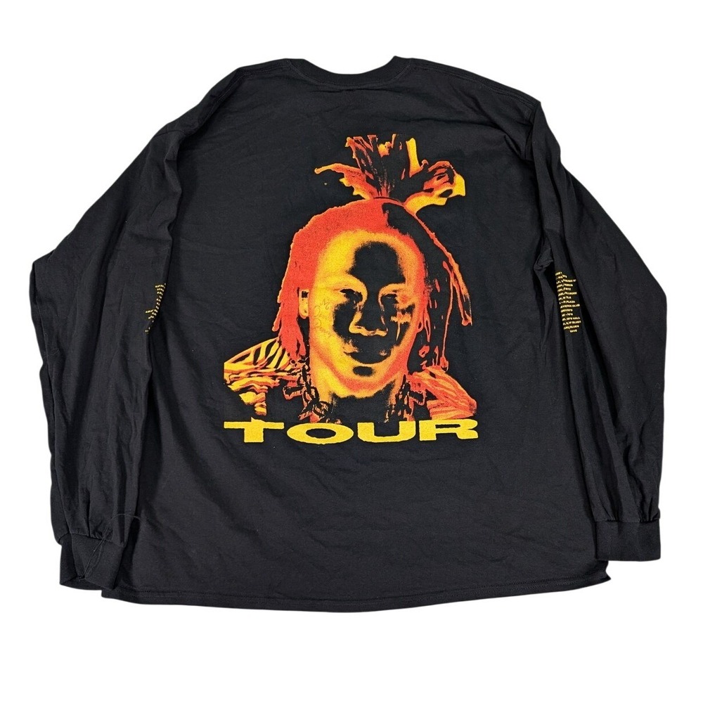 Trippie Redd Shirt Mens 2XL‎ Life's A Trip Tour Long Sleeve Rap Concert 2019